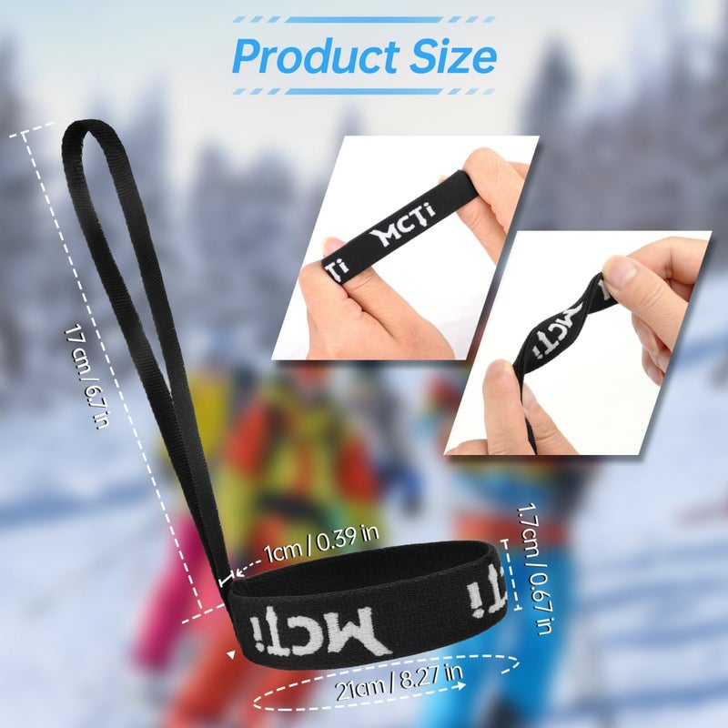 MCTi Ski Gloves Wrist Strap, Perfect Mountaineering & Ski Accessories for Hanging Glove - Image 5
